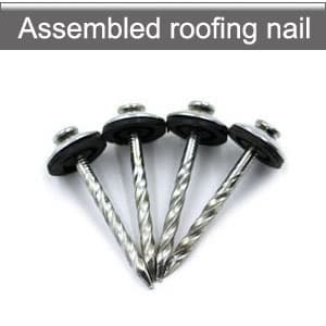 Assembled Roofing nails